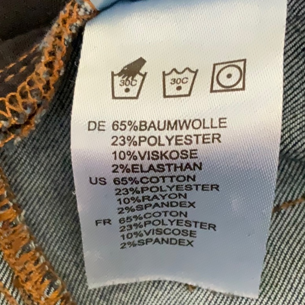 Distressed Blue Jeans - Picture 6 of 6